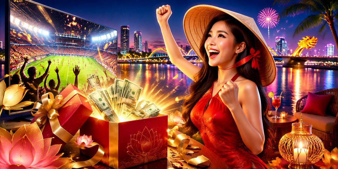 Cảnh Đà Nẵng với nón lá gắn liền trải nghiệm giải trí trực tuyến tại Việt Nam